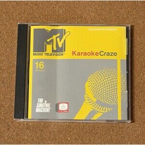 The Singing Machine MTV Karaoke Craze CD+G CDG Disc 16 Songs English G8601